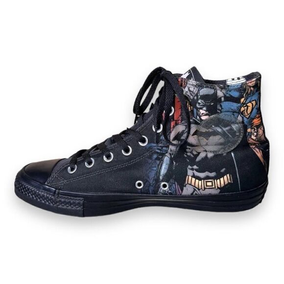 Converse X DC Comics Rebirth Batman Vol. 1 161305C Men's 9 Women's 11 - Picture 7 of 12